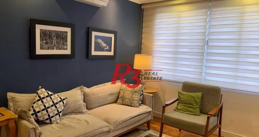 Apartamento à venda, 80 m² por R$ 630.000,00 - Boqueirão - Santos/SP