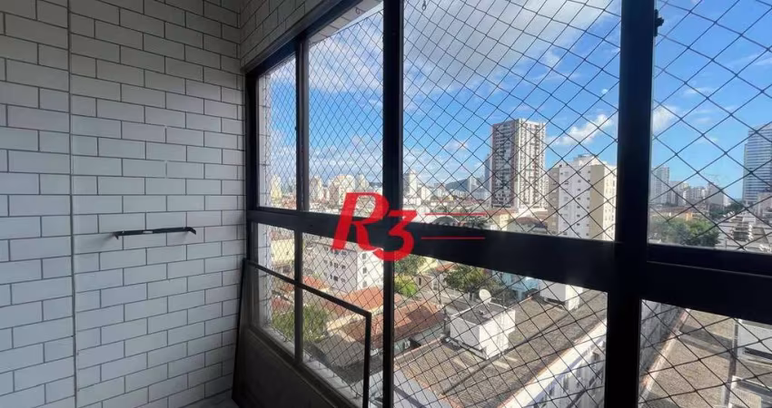 Apartamento com 2 dormitórios à venda, 100 m² por R$ 410.000,00 - Ponta da Praia - Santos/SP