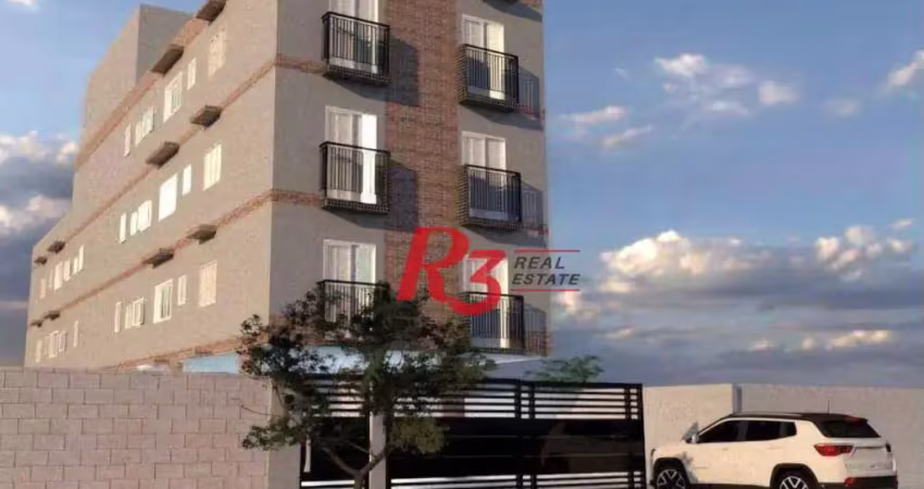 Apartamento à venda, 41 m² por R$ 360.000,00 - Estuário - Santos/SP
