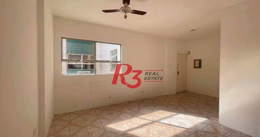 Sala, 73 m² - venda por R$ 430.000,00 ou aluguel por R$ 3.500,00/mês - Vila Belmiro - Santos/SP