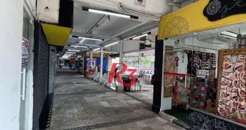 Loja para alugar, 15 m² por r$ 5.100,00/mês - boqueirão - santos/sp