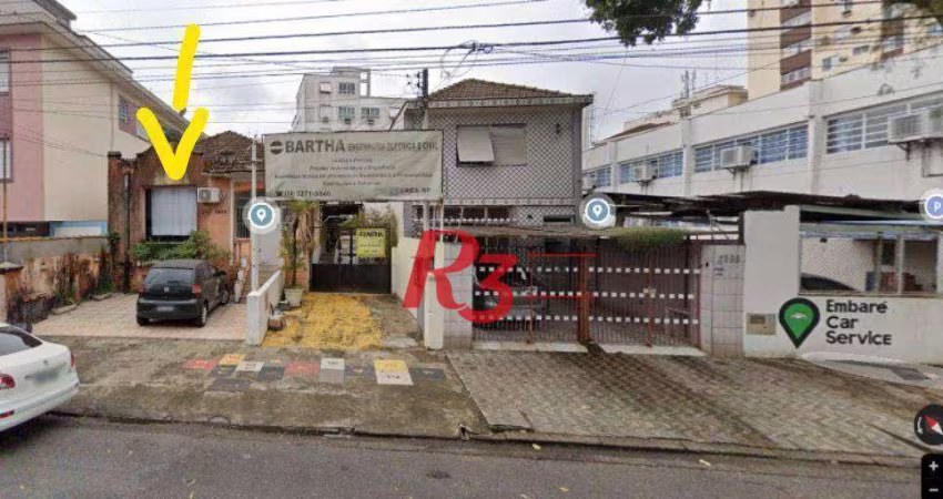 Terreno à venda, 420 m² por R$ 2.000.000,00 - Aparecida - Santos/SP