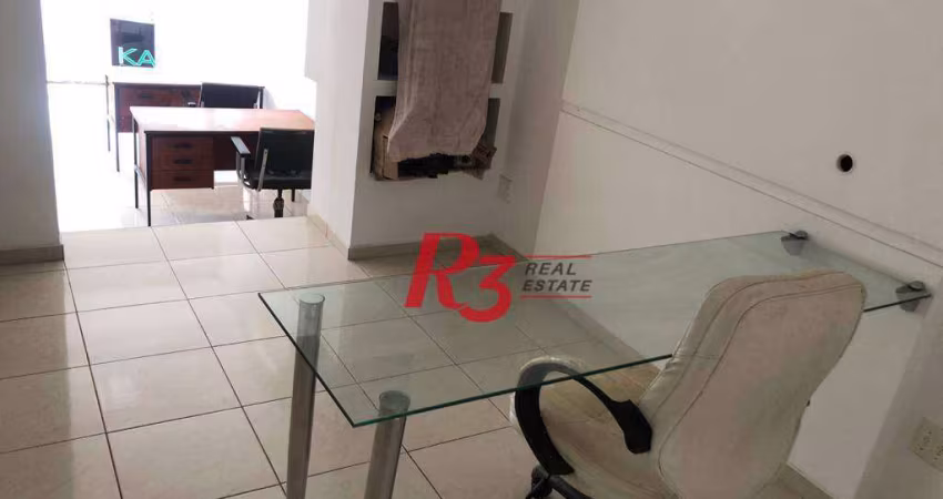 Loja para alugar, 35 m² toda Reformada Aparecida - Santos/SP