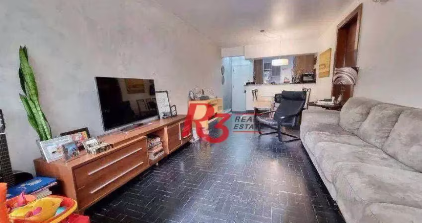 Apartamento com 2 dormitórios à venda, 96 m² por R$ 790.000,00 - Boqueirão - Santos/SP