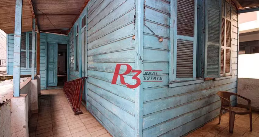 Terreno à venda, 524 m² por r$ 3.500.000,00 - aparecida - santos/sp