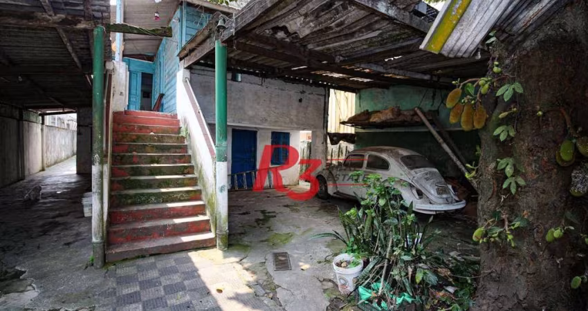 Terreno à venda, 524 m² por R$ 3.500.000,00 - Aparecida - Santos/SP