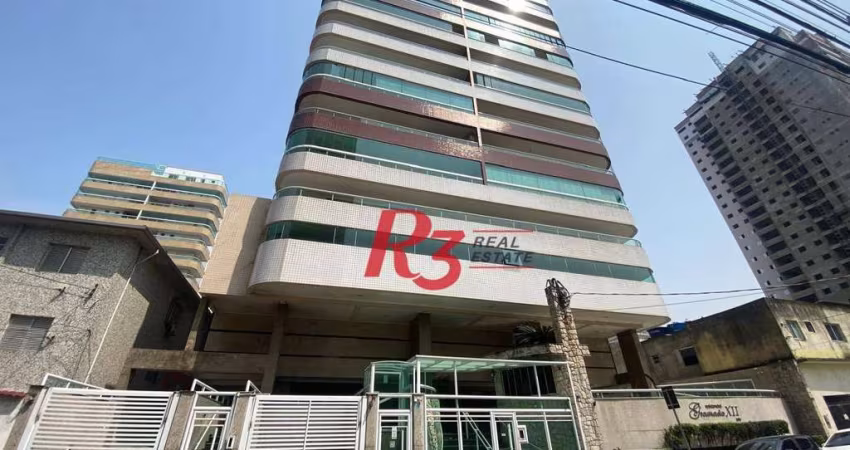 Apartamento com 3 dormitórios à venda, 178 m² por R$ 710.200,00 - Guilhermina - Praia Grande/SP