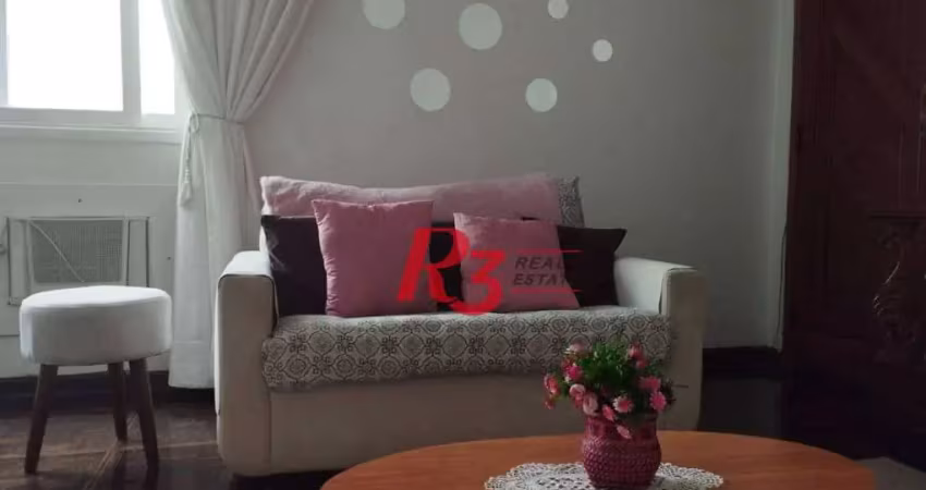 Apartamento à venda, 125 m² por r$ 650.000,00 - boqueirão - santos/sp