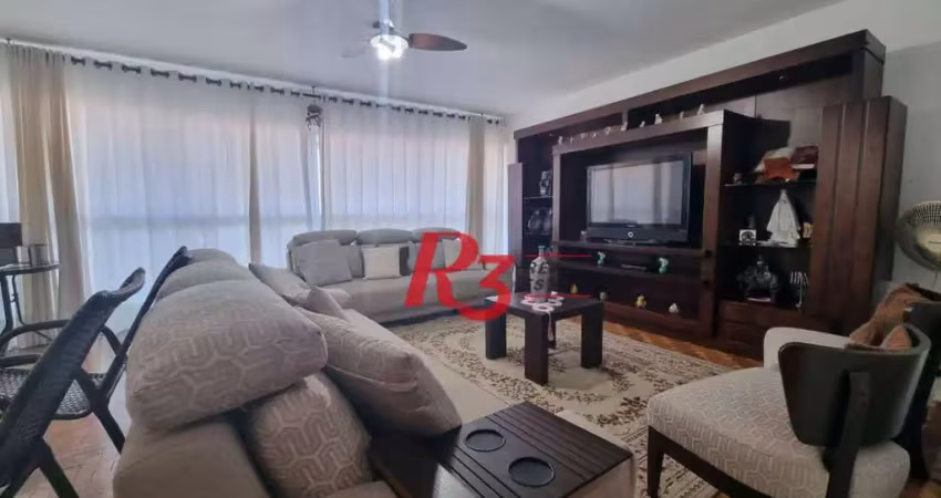 Apartamento à venda, 200 m² por r$ 1.300.000,00 - embaré - santos/sp