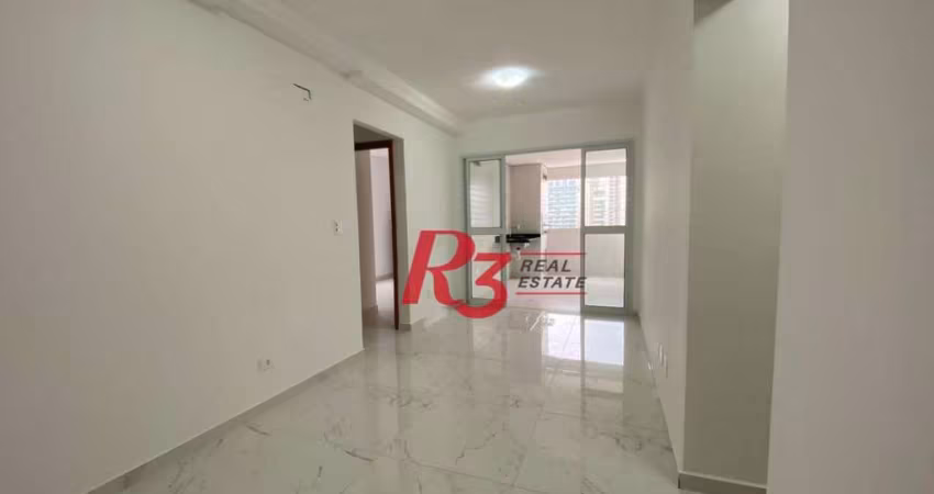 Apartamento para alugar, 69 m² por R$ 5.300,00/mês - Boqueirão - Santos/SP