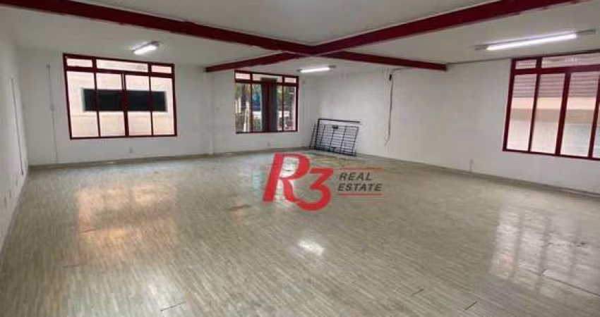 Conjunto para alugar, 130 m² por R$ 7.000,02/mês - Aparecida - Santos/SP