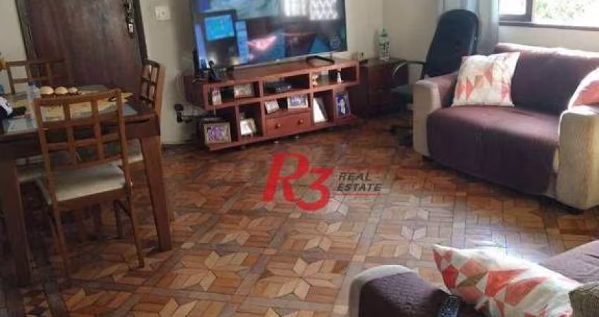 Apartamento à venda, 82 m² por R$ 510.000,00 - Gonzaga - Santos/SP