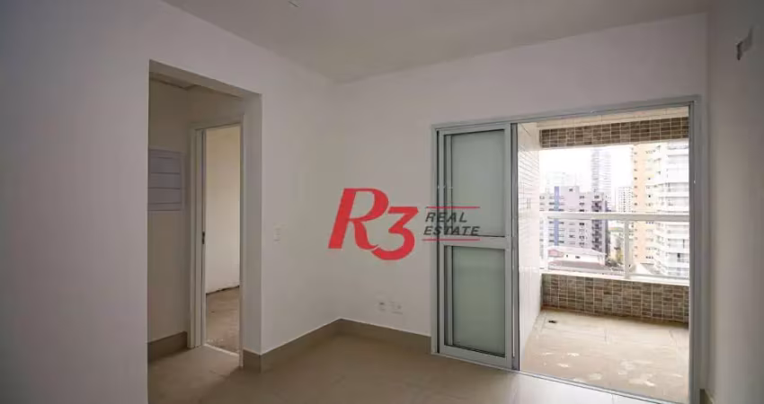 Apartamento com 1 dormitório à venda, 53 m² por R$ 760.000,00 - Boqueirão - Santos/SP