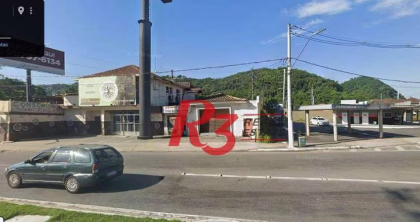 Terreno para alugar, 300 m² por R$ 10.000,00/mês - Chico de Paula - Santos/SP