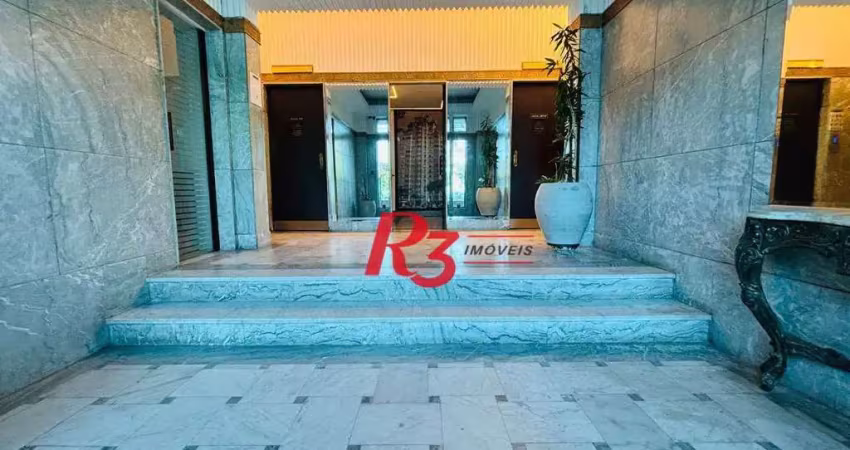 Apartamento com 1 dormitório à venda, 54 m² por r$ 390.000,00 - josé menino - santos/sp
