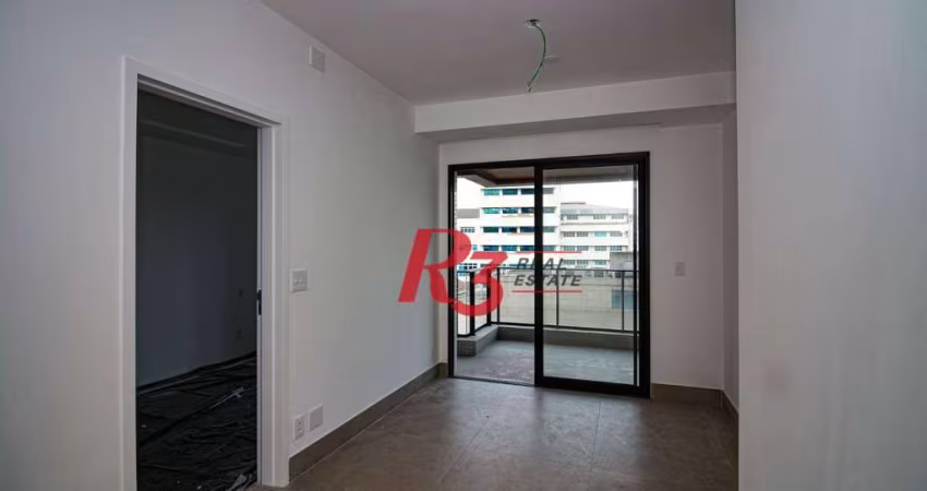 Apartamento com 1 dormitório à venda, 54 m² por R$ 730.000,00 - Boqueirão - Santos/SP