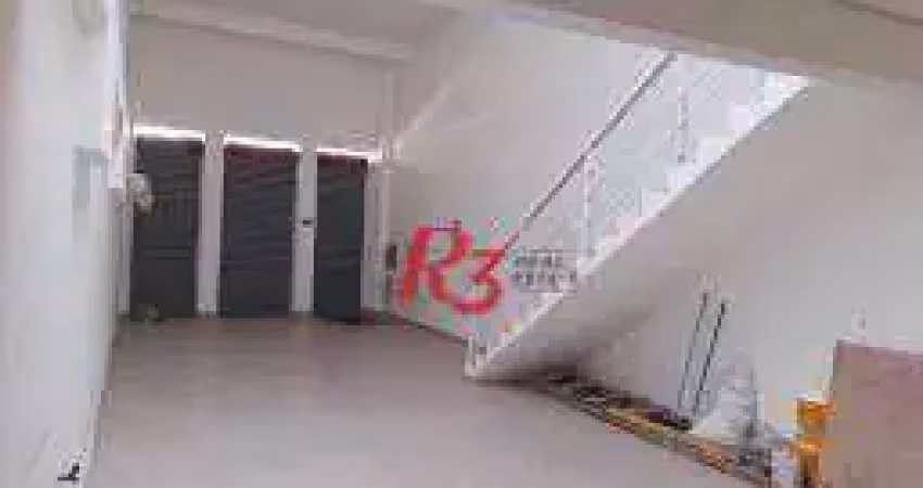 Loja para alugar, 130 m² por r$ 4.000,00/mês - vila nova - santos/sp