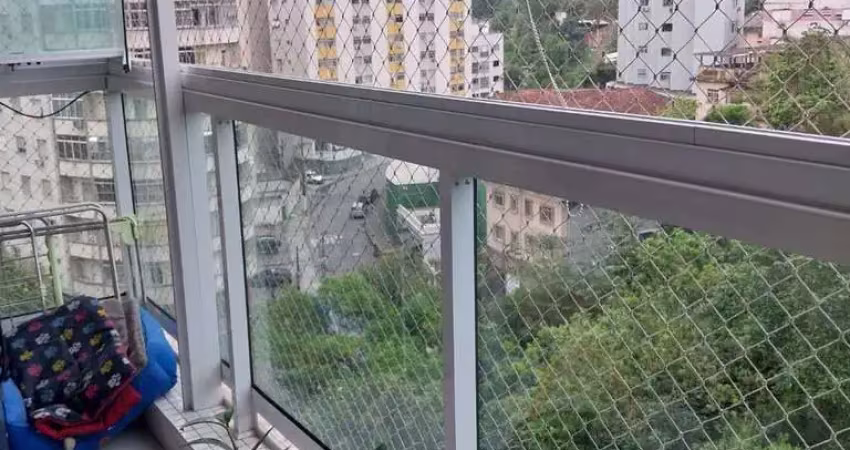 Apartamento com 2 dormitórios à venda, 77 m² por r$ 750.000,00 - josé menino - santos/sp