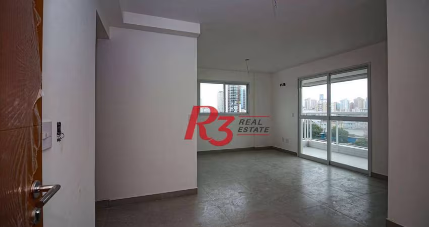 Apartamento, 77 m² - venda por R$ 703.000,00 ou aluguel por R$ 6.600,00/mês - Ponta da Praia - Santos/SP