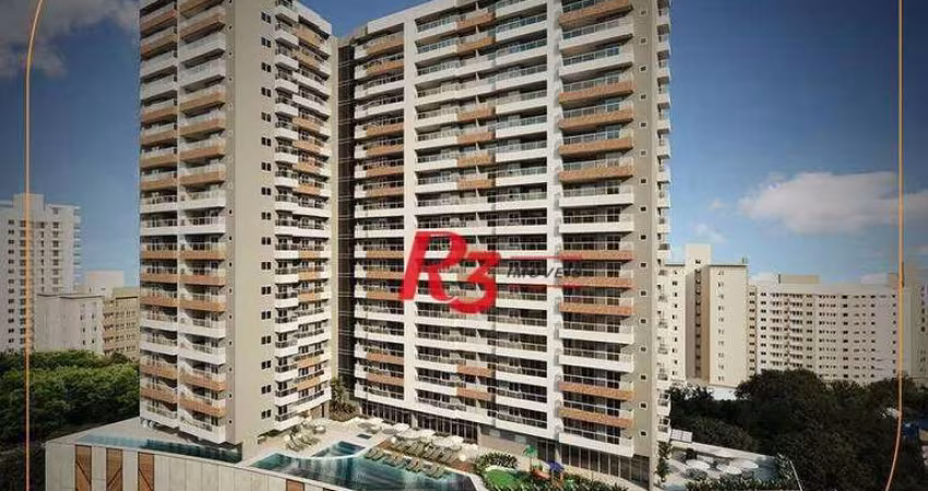 Apartamento com 3 dormitórios à venda, 89 m² por R$ 1.116.000,00 - Encruzilhada - Santos/SP