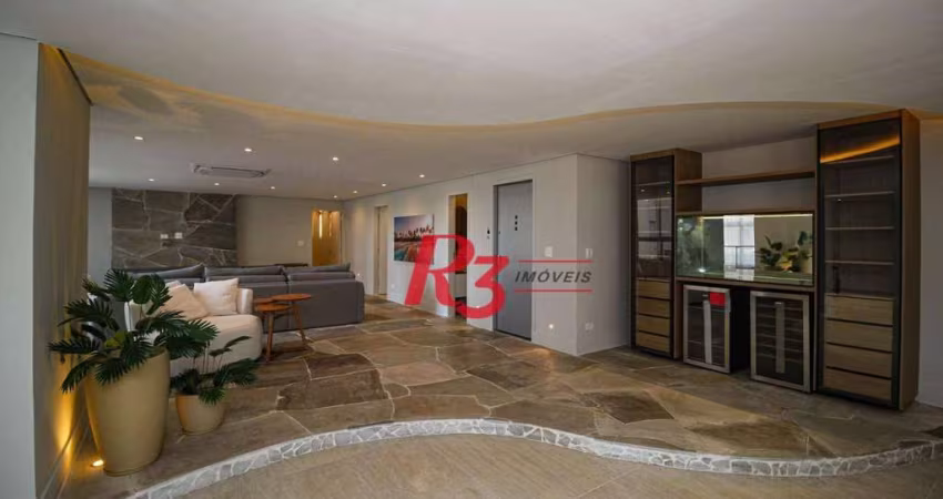 Apartamento com 3 Quartos à venda, 272 m² por R$ 2.950.000 - Gonzaga - Santos/SP