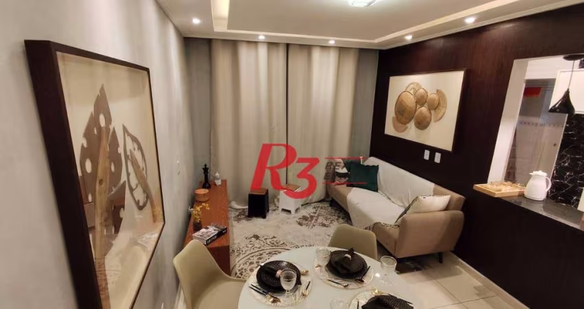 Apartamento com 2 dormitórios à venda, 60 m² por R$ 350.000,00 - Vila Voturuá - São Vicente/SP