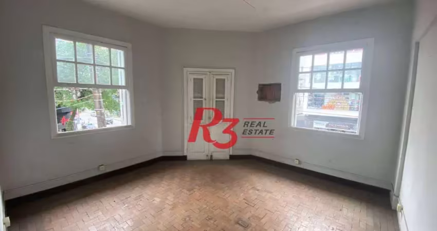 Salão para alugar, 100 m² por r$ 7.000,02/mês - gonzaga - santos/sp