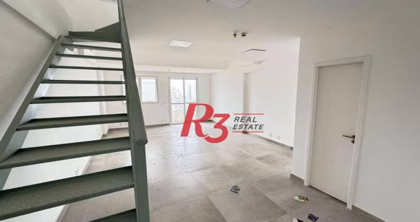 Sala para alugar, 72 m² por R$ 5.000,00/mês - Vila Matias - Santos/SP