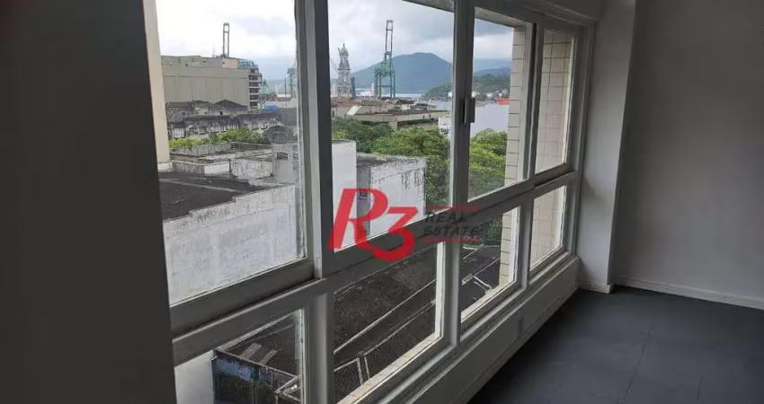 Sala para alugar, 100 m² por r$ 3.500,00/mês - centro - santos/sp