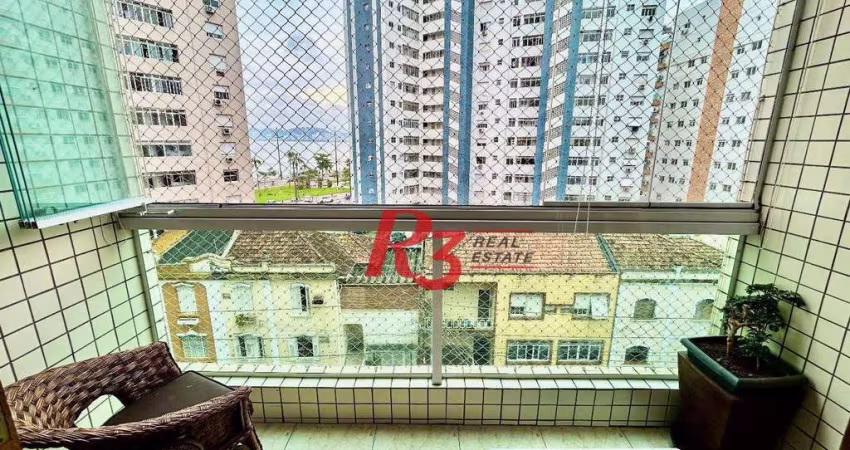 Apartamento à venda, 124 m² por R$ 910.000,00 - Ponta da Praia - Santos/SP