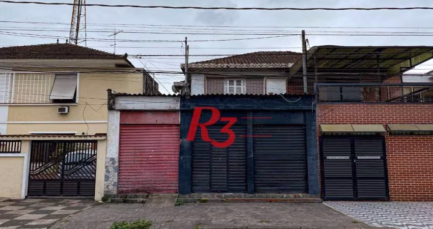 Casa à venda, 110 m² por R$ 672.000,00 - Macuco - Santos/SP