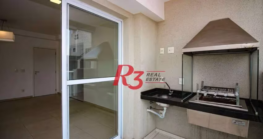 Apartamento com 2 dormitórios à venda, 63 m² por r$ 669.000,00 - campo grande - santos/sp