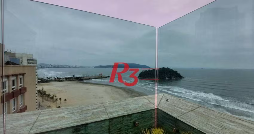 Apartamento com 2 dormitórios à venda, 160 m² por r$ 900.000,00 - josé menino - santos/sp