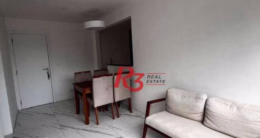 Apartamento com 2 dormitórios, 58 m² - venda por R$ 544.000,00 ou aluguel por R$ 4.890,00/mês - Marapé - Santos/SP