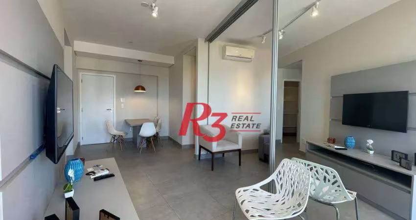Apartamento com 2 dormitórios à venda, 72 m² por r$ 1.490.000,00 - pompéia - santos/sp