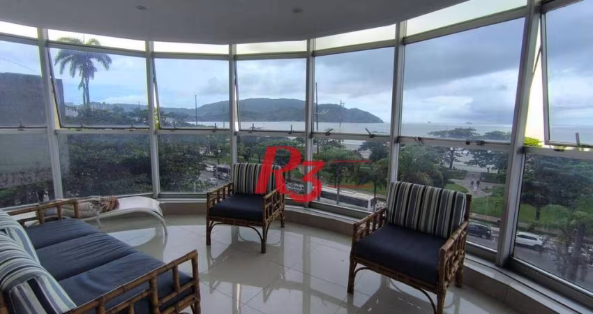 Apartamento com 2 dormitórios à venda, 138 m² por R$ 1.850.000,00 - Aparecida - Santos/SP