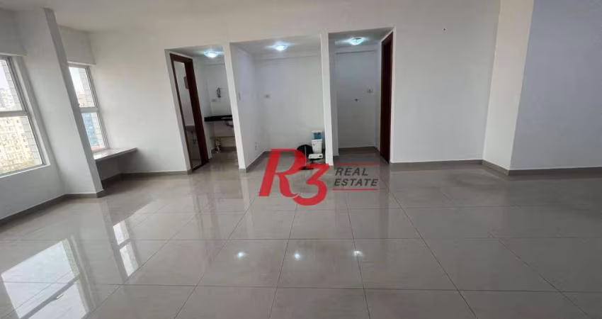 Sala, 51 m² - venda por R$ 350.000,00 ou aluguel por R$ 3.000,00/mês - Aparecida - Santos/SP