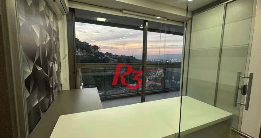 Sala para alugar, 42 m² por R$ 4.000,00/mês - Valongo - Santos/SP