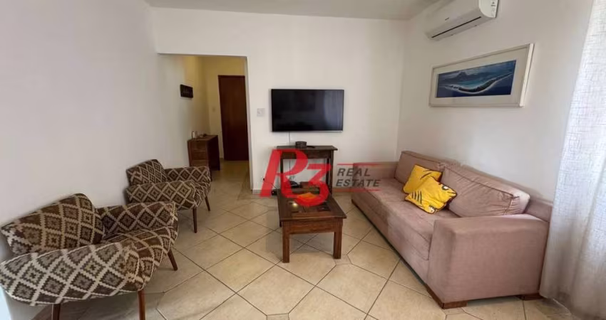Apartamento com 2 dormitórios à venda, 89 m² por R$ 880.000,00 - Embaré - Santos/SP