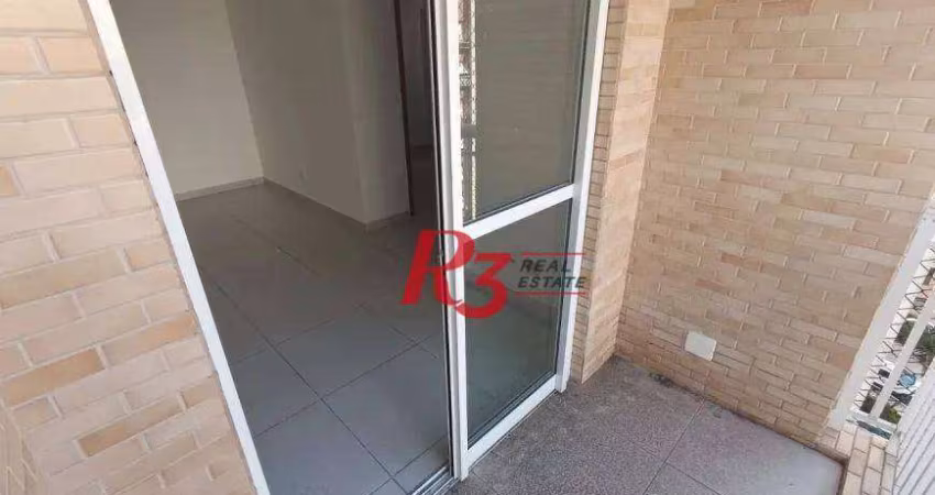 Apartamento com 2 dormitórios à venda, 60 m² por R$ 435.000,00 - José Menino - Santos/SP