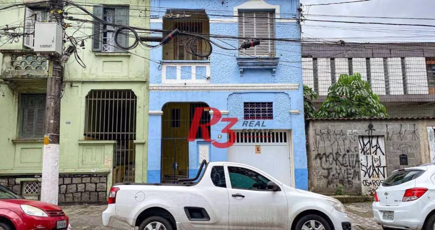 Casa à venda, 120 m² por R$ 1.500.000,00 - Macuco - Santos/SP