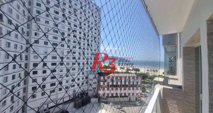 Apartamento com 2 dormitórios à venda, 90 m² por R$ 715.000,00 - José Menino - Santos/SP