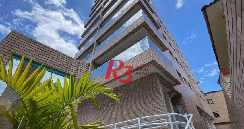 Apartamento com 2 dormitórios à venda, 68 m² por r$ 465.000,00 - vila belmiro - santos/sp