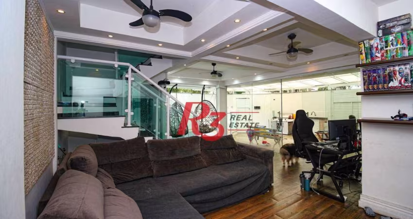 Casa à venda, 155 m² por R$ 2.340.000,00 - Embaré - Santos/SP