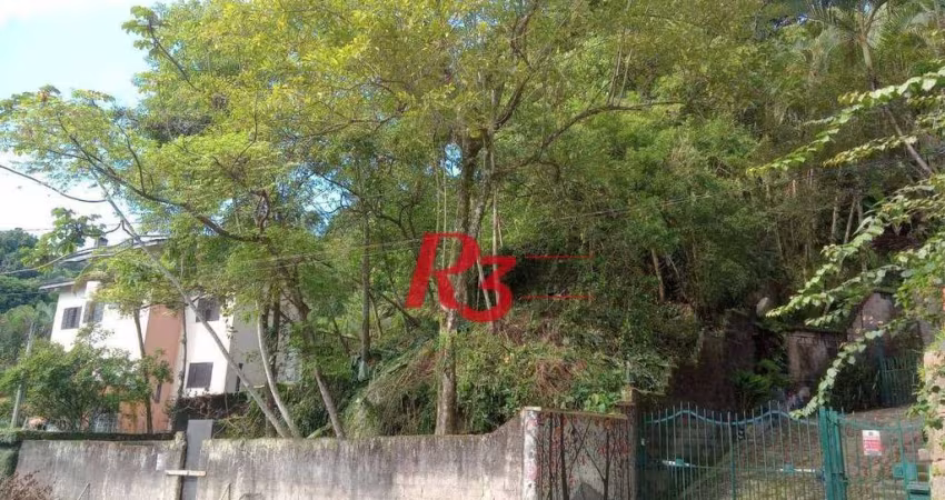 Terreno à venda, 588 m² por R$ 450.000,00 - Morro de Nova Cintra - Santos/SP