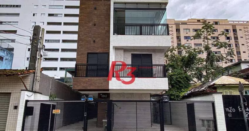 Sobrado à venda, 98 m² por R$ 730.000,00 - Marapé - Santos/SP