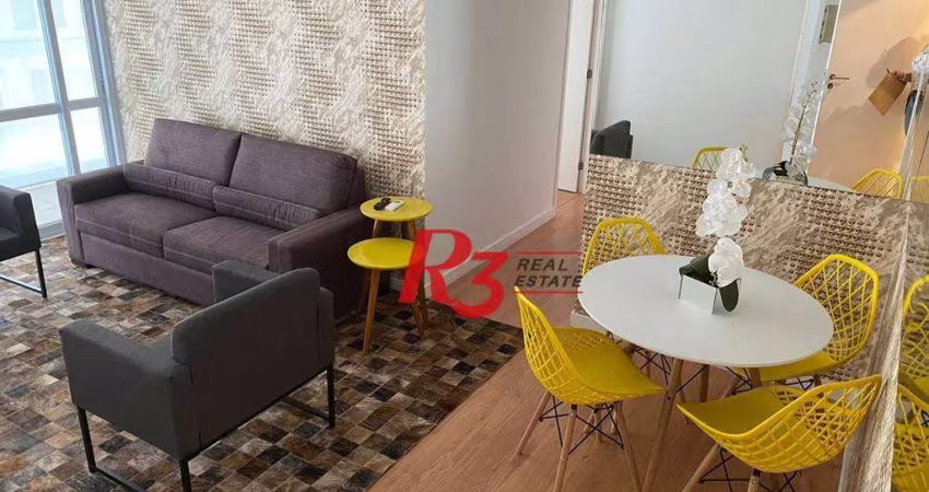 Apartamento com 2 dormitórios à venda, 80 m² por R$ 1.280.000,00 - Gonzaga - Santos/SP
