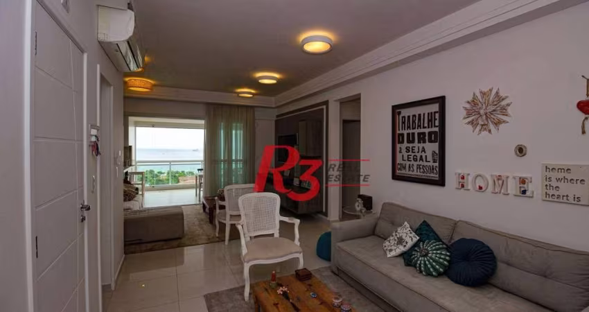 Apartamento para alugar, 158 m² por R$ 16.500,02/mês - Aparecida - Santos/SP