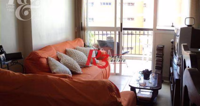 Apartamento à venda, 83 m² por R$ 1.020.000,00 - José Menino - Santos/SP