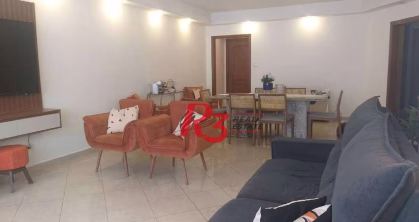 Apartamento à venda, 156 m² por R$ 1.100.000,00 - Gonzaga - Santos/SP